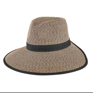 San Diego Hat Company Tan and Black Fedora